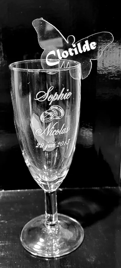 Ramel Gravure sur verre Fils - Photo 3