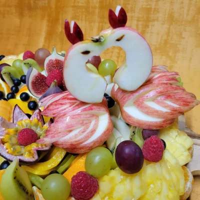 Créartfruits, créations aperitives ou dessert en fruits et légumes  - Photo 2