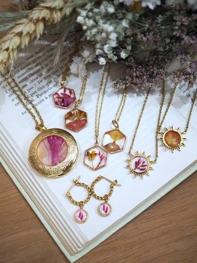 Upcycling de bouquet en bijoux et herbiers - Photo 2