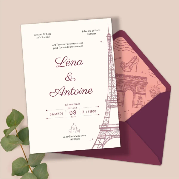 Invitation - Sous le ciel de Paris