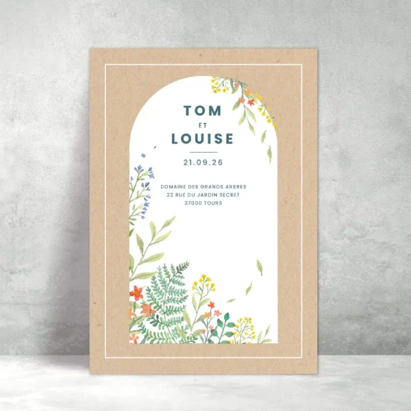 Invitation - Jardin Secret