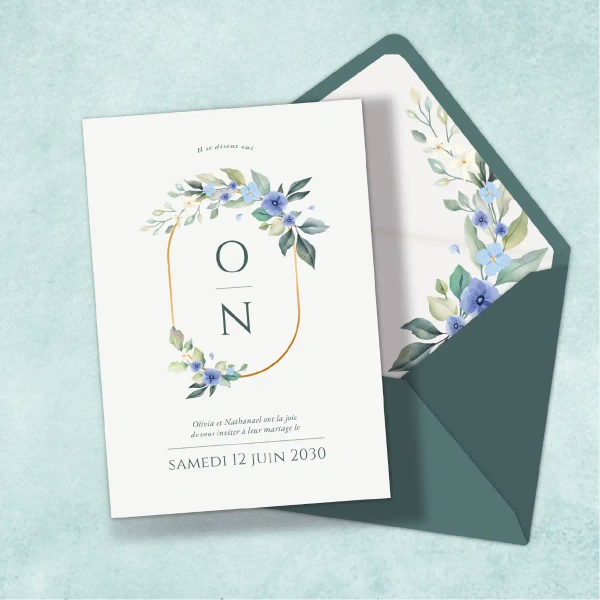 Invitation - Mariage d'hiver