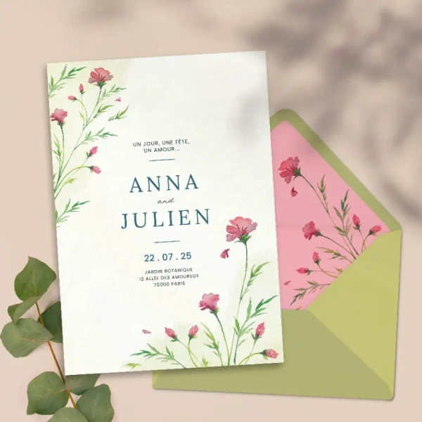 Invitation - Brise Florale